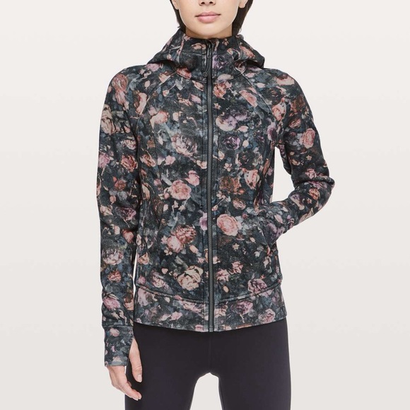 Lululemon Scuba Hoodie *Light Cotton Fleece - Frosted Rose Multi - Size 8